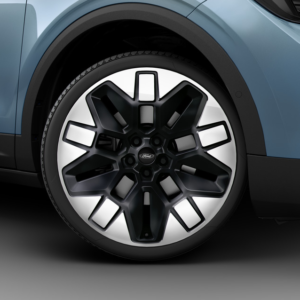 Platišče iz lahke zlitine 5 x 2 kraka, Asphalt Matt in Bright Machined